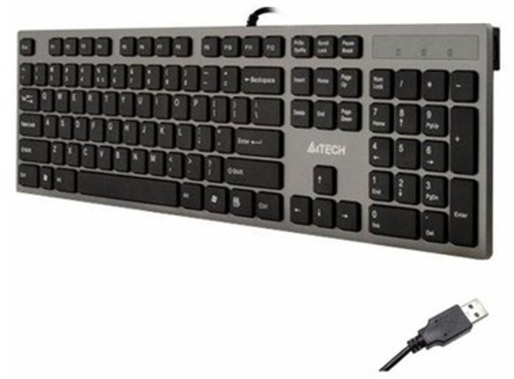 Клавиатура A4-TECH KV-300H Серая УКР 122314 - изображение 1