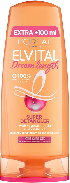 Кондиціонер для довгого волосся L'Oreal Paris Elvital Dream Length Super Detangler 300 мл (3600523945719) - зображення 1