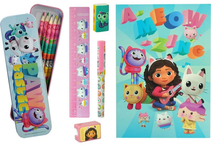 Zestaw piśmienniczy Kids Euroswan Koci Domek Gabi (8435507876896) - obraz 5