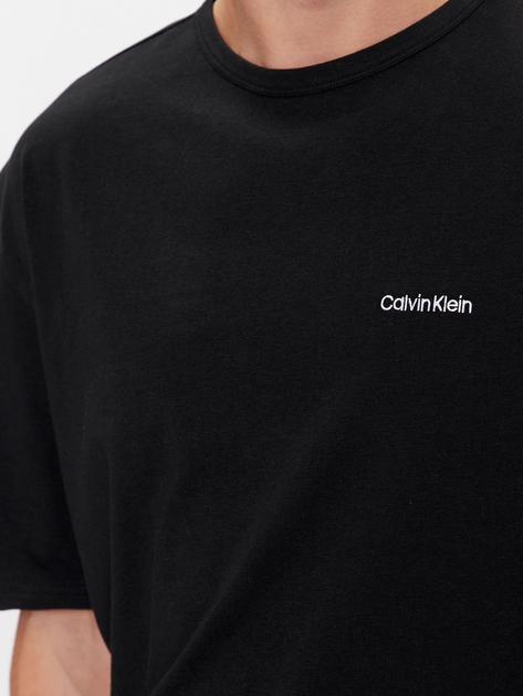 Футболка бавовняна чоловіча Calvin Klein Underwear 000NM2298E-UB1 L Чорна (8719856381271) - зображення 3