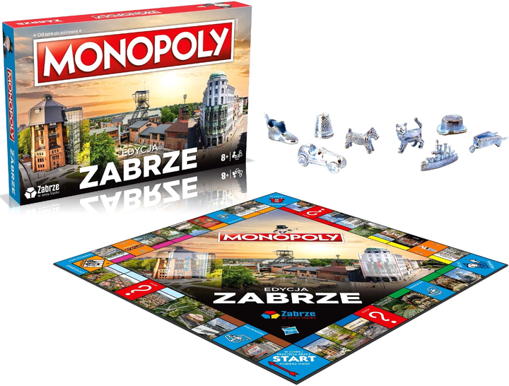 Настільна гра Winning Moves Monopoly Zabrze (5036905053754) - зображення 2