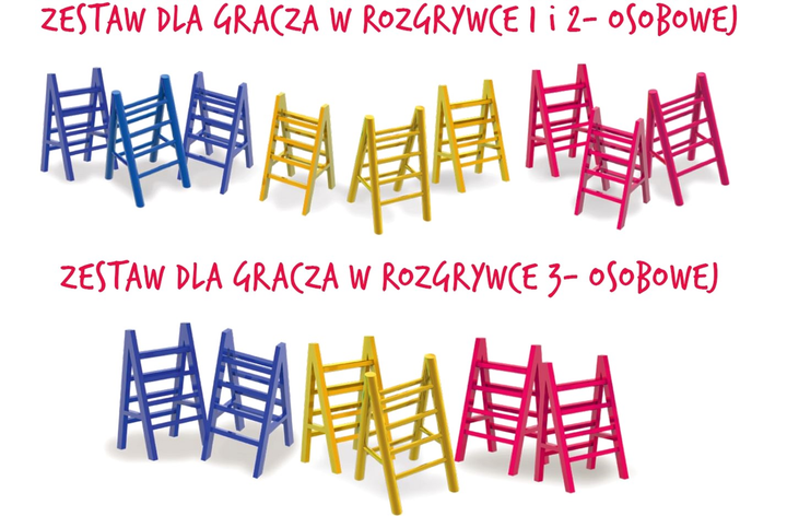 Gra planszowa Trefl Paint Wznieś drabiny na wyżyny! (5900511021219) - obraz 3