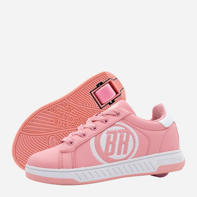 Дитячі роликові кросівки для дівчинки Breezy Rollers 2191841 37 Рожевий/Білий (7000002459298) - зображення 2