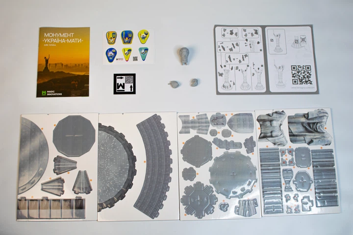 3D пазл монумент Родина-Мать Украина-Мать Motherland з AR