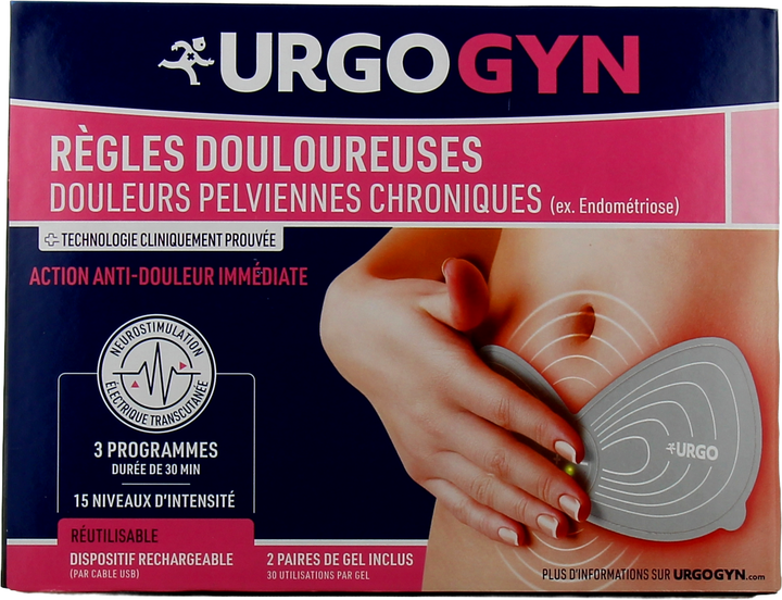 Електротерапевтичний пластир Urgo Urgogyn при болезненных менструациях (3664492018249) - зображення 1