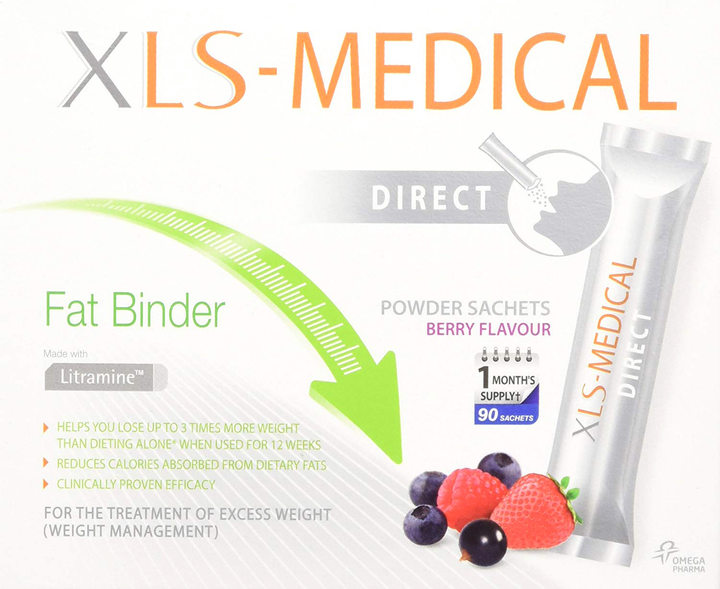 Suplement diety Xls Medical Direct Fat Binder 90 szt (8470001972200) - obraz 2