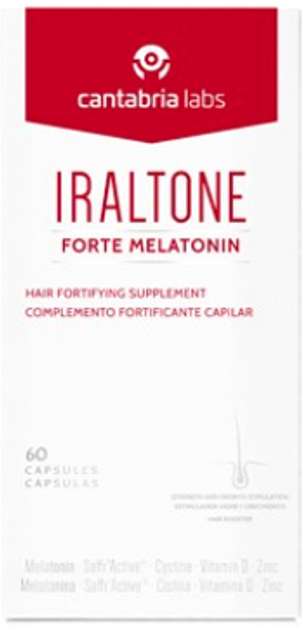 Suplement diety Cantabria Labs Iraltone Forte Melatonin With Nutrients and Micronutrients 60 szt (8470002090088) - obraz 1