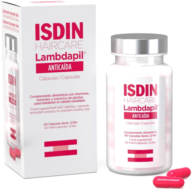 Дієтична добавка Isdin Anti Hair Loss Lambdapil 60 шт (8470001653352) - зображення 1