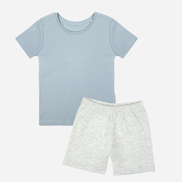 Дитяча літня піжама для хлопчика Nicol 205037 98 см Білий/Сірий (5905601015352) - зображення 2