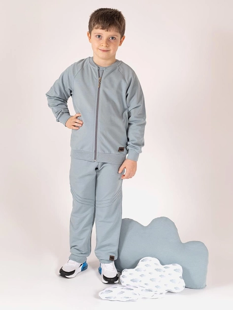 Дитячі спортивні штани для хлопчика Nicol 205275 110 см Сірі (5905601017004) - зображення 2