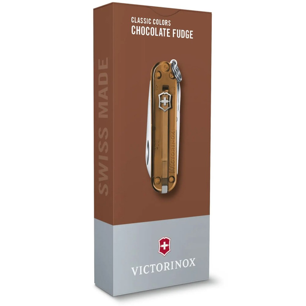Нож Victorinox Classic SD Colors Transparent with Box Chocolate (1049-Vx06223.T55G) - изображение 2