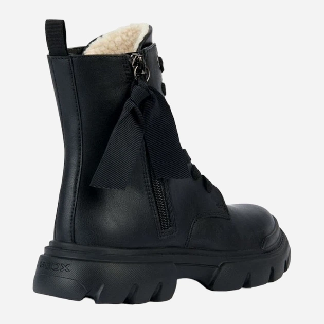 Trzewiki młodzieżowe dziewczęce ocieplane Geox GEOJ36HVH000BCC9999 36 Czarne (8056206360419) - obraz 3