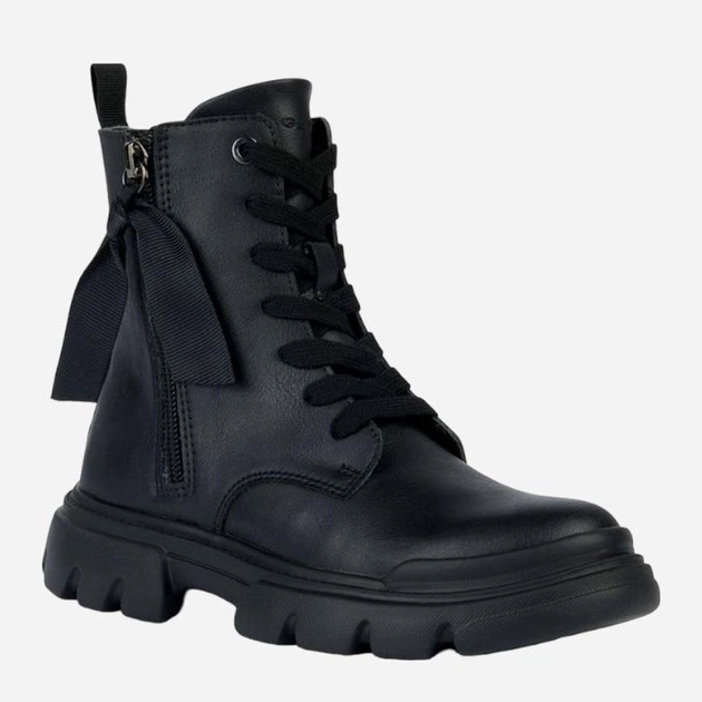 Підліткові демісезонні черевики для дівчинки GEOX GEOJ36HVH000BCC9999 37 Чорні (8056206360426) - зображення 2