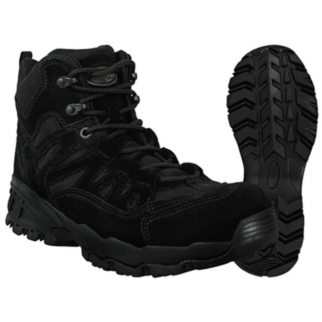 Ботинки тактические MIL-TEC Squad Boots 5 Inch Black 42 (270 мм) - изображение 1