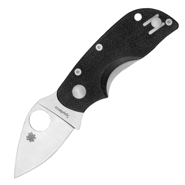 Нож складной Spyderco Chicago (длина: 128 мм, лезвие: 51 мм), черный - изображение 1