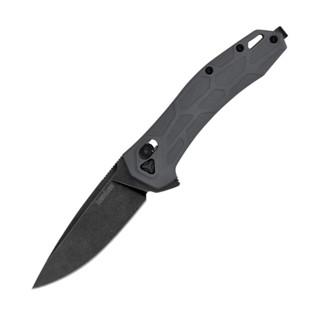 Нож складной Kershaw Covalent (длина: 193 мм, лезвие: 81 мм, черное), серый - изображение 1