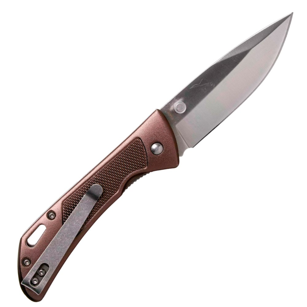 Нож складной Boker Magnum Advance Checkering (длина 190 мм, лезвие 85 мм), бронзовый - изображение 2