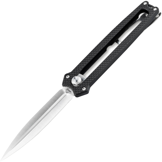 Нож складной Boker Plus Slike (длина: 178мм, лезвие: 76мм), черный - изображение 1