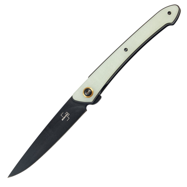 Нож складной Boker Plus Urban Spillo Jade (длина 179 мм, лезвие 76 мм), нефрит - изображение 1