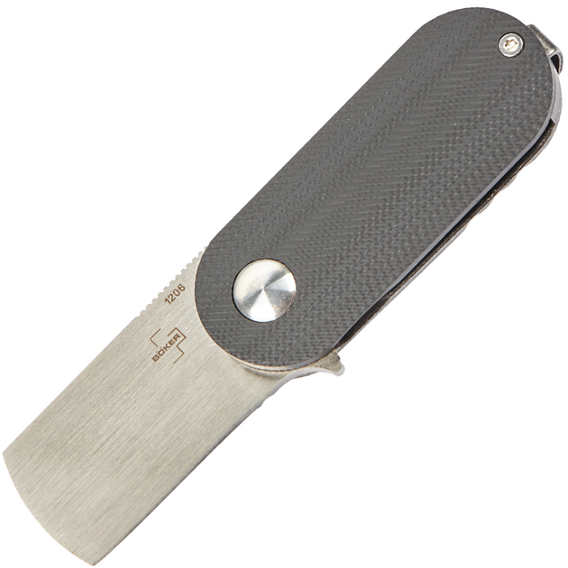Нож складной Boker Plus Suiseki (длина: 107мм, лезвие: 39мм), серый - изображение 1