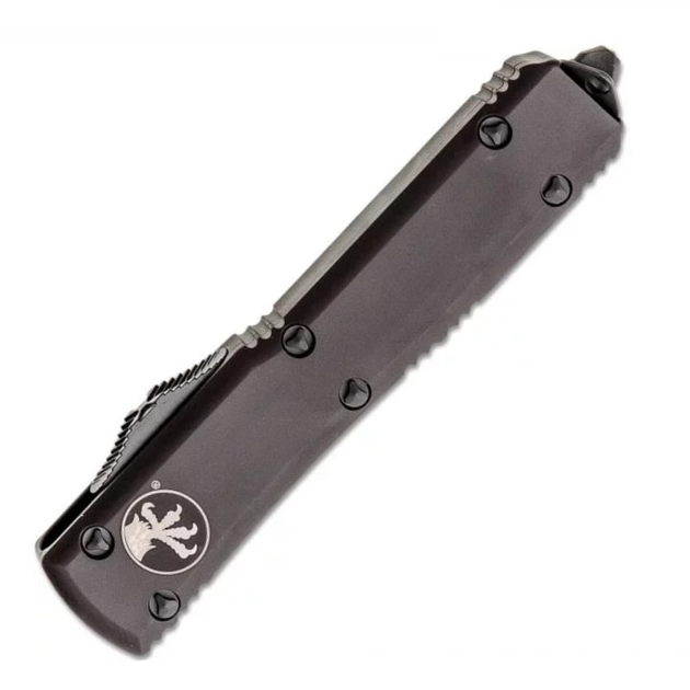 Нож автоматический Microtech Ultratech Drop Point полусеррейтор (длина: 212 мм, лезвие: 85 мм) - изображение 2