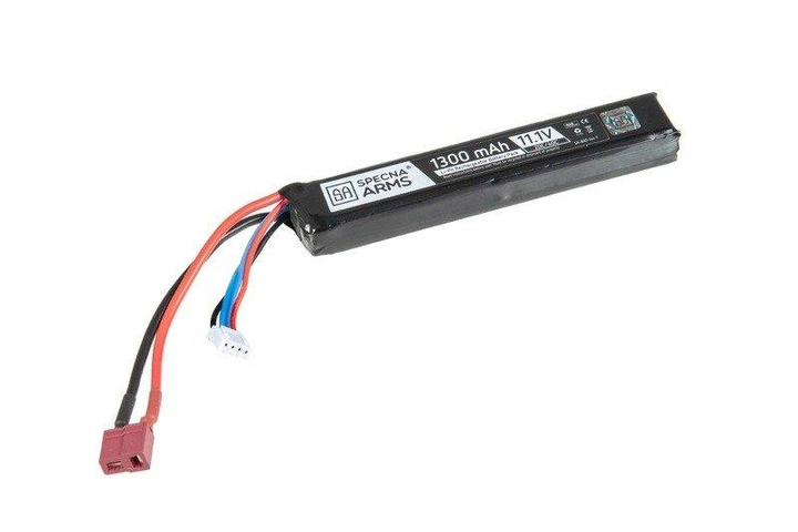 Акумулятор LiPo 11,1 V 1300mAh 20/40C - T-Connect (Deans) [Specna Arms] (для страйкболу) - зображення 1