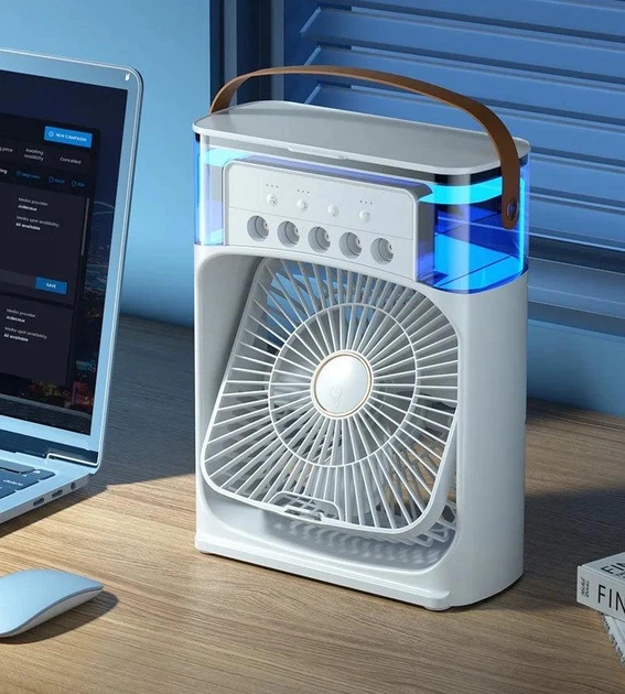 Вентилятор портативный настольный с ароматизатором Air Cooler Fan - изображение 3