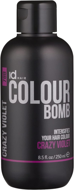 Balsam tonujący do włosów IdHair Colour Bomb Crazy Violet 250 ml (5704699875042) - obraz 1