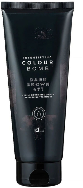 Balsam tonujący do włosów IdHair Colour Bomb Dark Brown 471 200 ml (5704699876254) - obraz 1