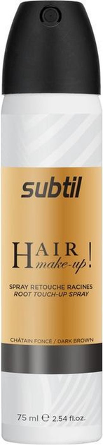 Spray tonujący do korzeni Subtil Hair Make Up Dark Chestnut 75 ml (3242170333633) - obraz 1