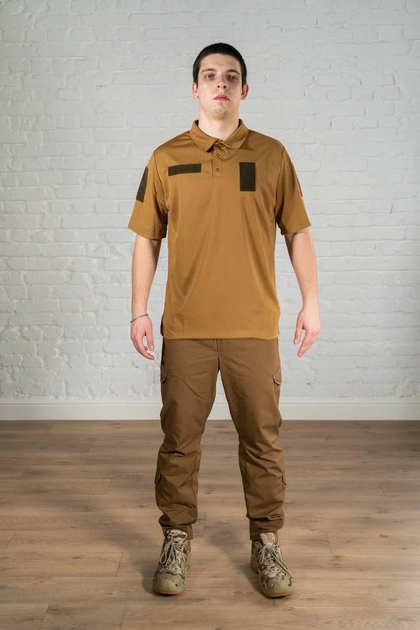 Военная форма штаны и поло рип-стоп CoolMax tactical Койот (582) , XL - изображение 1