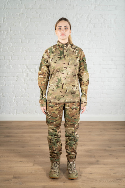 Тактична жіноча форма убакс та штани з кишенями ріп-стоп CoolMax standart Мультикам (620) , XL - зображення 1
