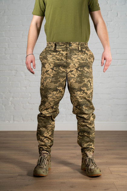 Брюки военные рип-стоп с 4 карманами standart Пиксель (546) , XL - изображение 1