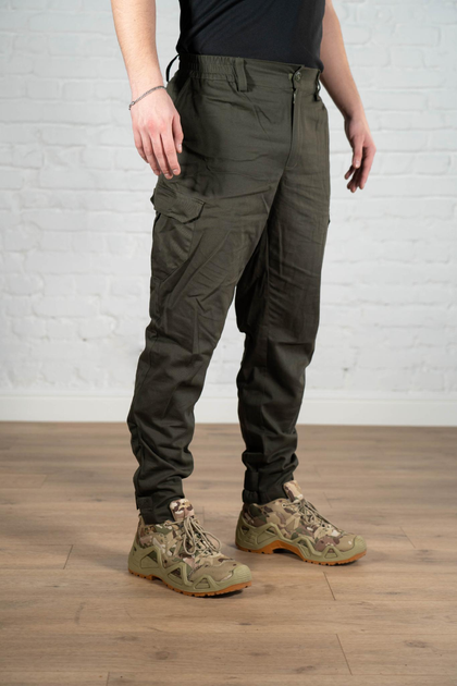 Армійські штани саржа дихаючі з 4 кишенями standart Олива (550) , XL - зображення 2