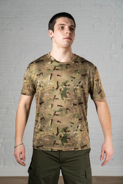 Тактична футболка CoolMax потовідвідна Мультикам (528) , 3XL - зображення 1