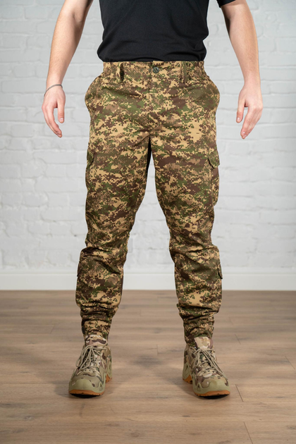 Военные штаны реп-стоп износостойкие tactical летние Хищник (544) , L - изображение 1