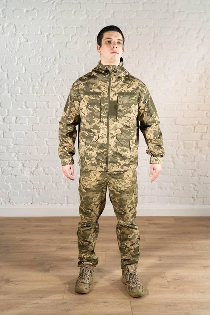 Армійська форма куртка Гірка зі штанами ріп-стоп tactical Піксель (593) , L - зображення 1