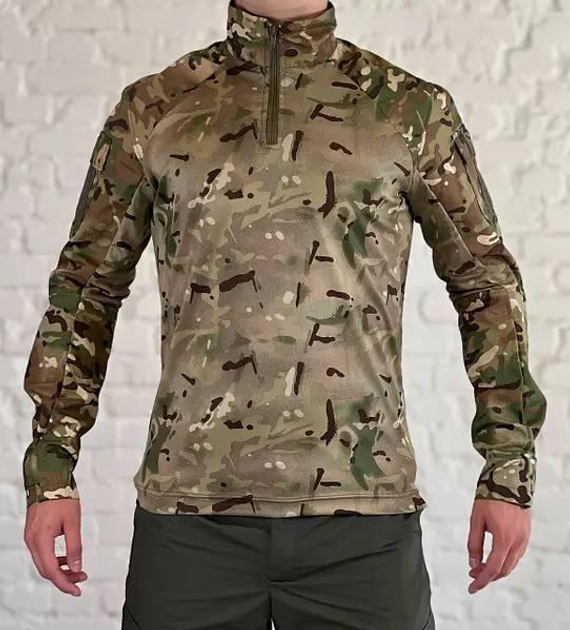 Убакс армейский с длинным рукавом рип-стоп CoolMax tactical Мультикам (503) , 3XL - изображение 1