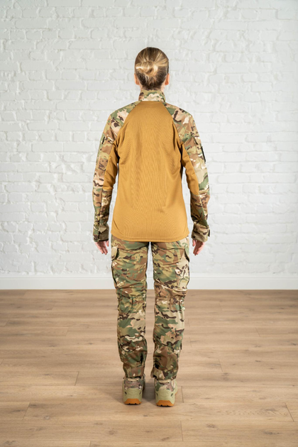 Армейская женская форма убакс и штаны с наколенниками CoolMax рип-стоп standart Мультикам Койот (633) , XL - изображение 2