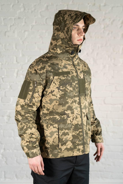 Куртка армійська Гірка з капюшоном tactical ріп-стоп Піксель (608) , XL - зображення 1