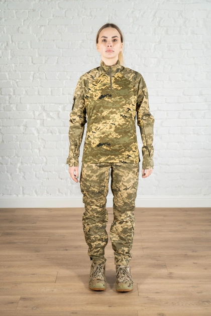 Жіноча тактична форма убакс та штани з кишенями CoolMax ріп-стоп standart Піксель (623) , 3XL - зображення 1
