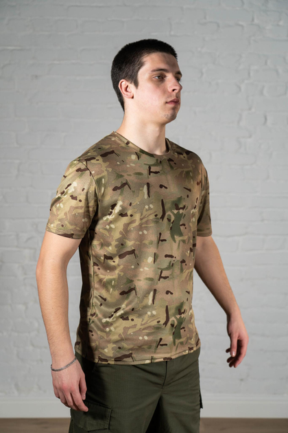Тактическая футболка CoolMax потоотводная Мультикам (528) , M - изображение 2