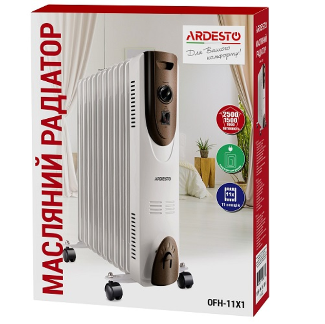 Обогреватель Ardesto OFH-11X1 - изображение 9