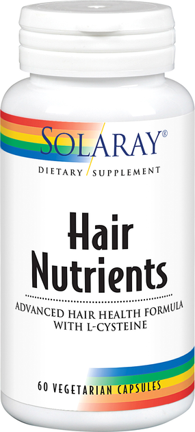 Kompleks witamin i minerałów Solaray Hair Nutrients 60 caps (76280764970) - obraz 1
