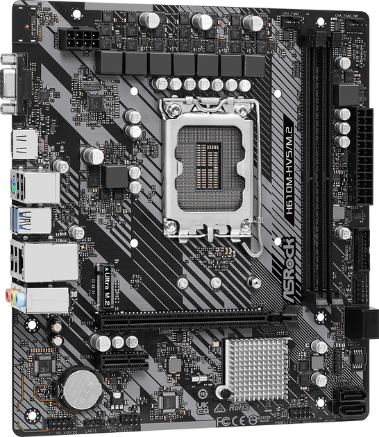 Материнская плата ASRock H610M-HVS/M.2 R2.0 - изображение 2