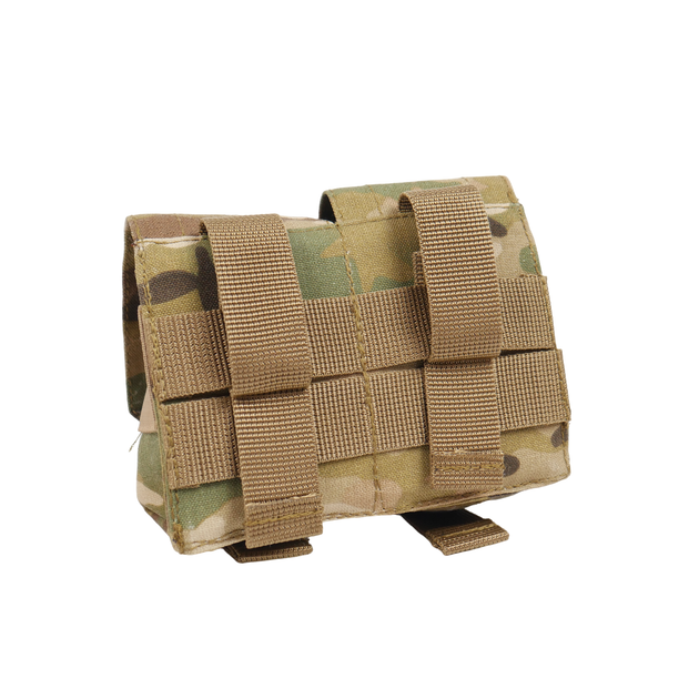 Тактичний підсумок під 2 гранати KIBORG GU Double Mag Pouch Multicam - зображення 2