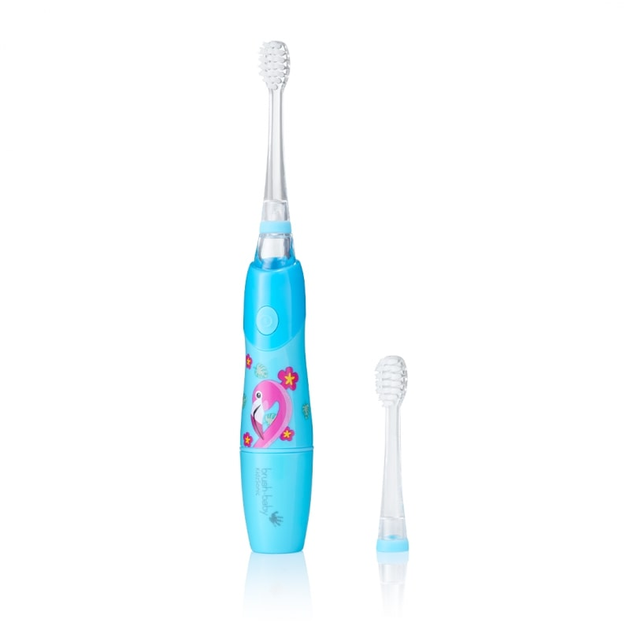 Електрична зубна щітка Brush-Baby KidzSonic Flamingo 3+ років - зображення 1