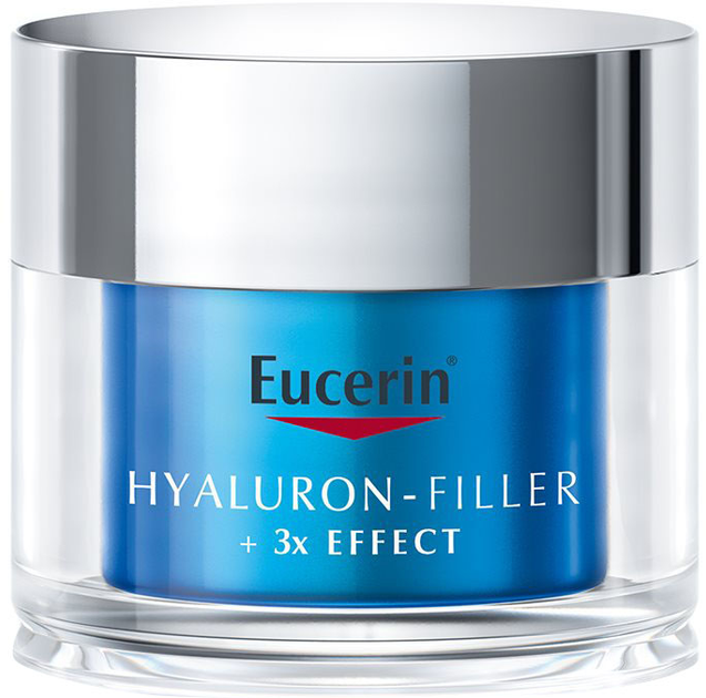Ночной ультралегкий гель-бустер Eucerin Hyaluron-Filler Увлажнение до 72 часов 50 мл (4005800309984) 