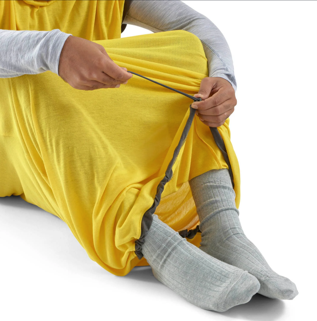 Вкладыш в спальник Sea to Summit Reactor Sleeping Bag Liner, Sulfur Yellow, Standart, Mummy w/ Drawcord, рост 198 см (STS ASL031061-190906) - изображение 3
