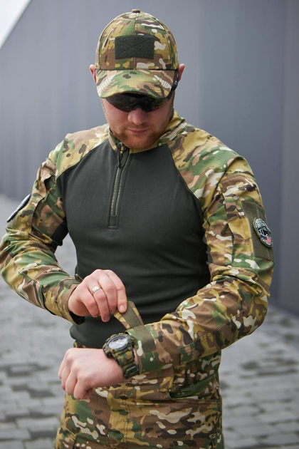 Тактична бойова сорочка UBACS (Убакс) та кепка Мультикам, Бойова сорочка ЗСУ 46 - зображення 1